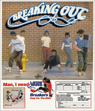 Old vans advertisement